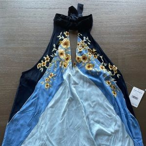 NWT Free People High Neck Mini Dress